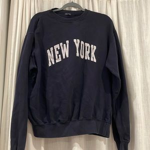 COPY - John galt New York crew neck - navy blue